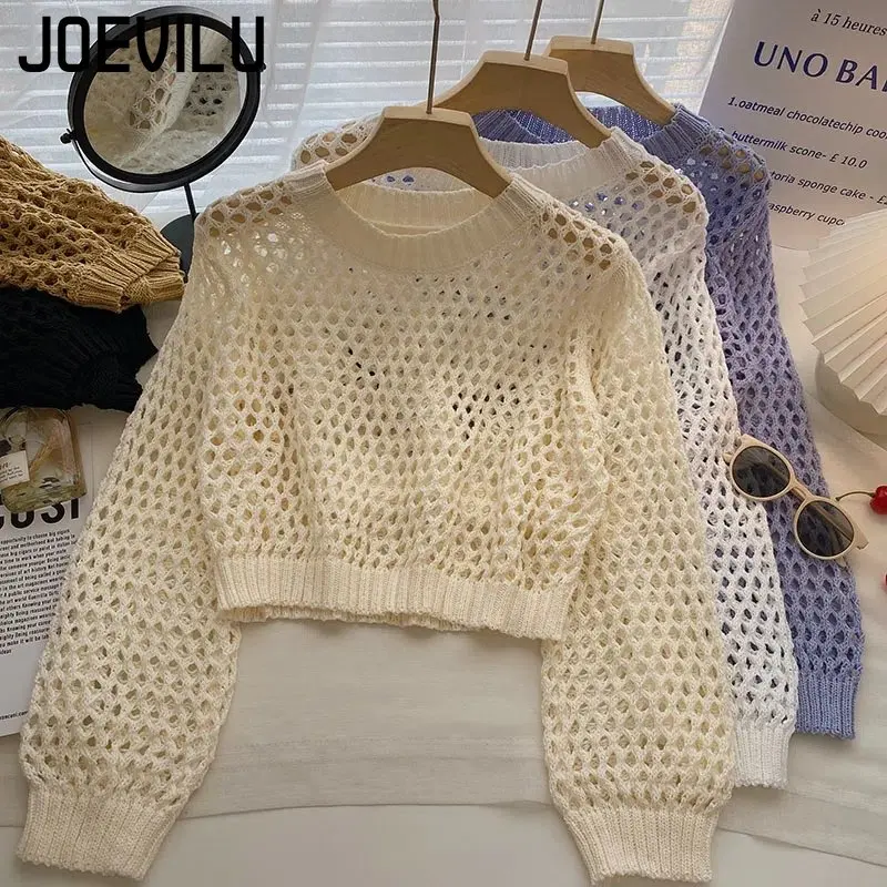 Street Fashion Korea - Örgü kırpma üst kadın Slim Fit