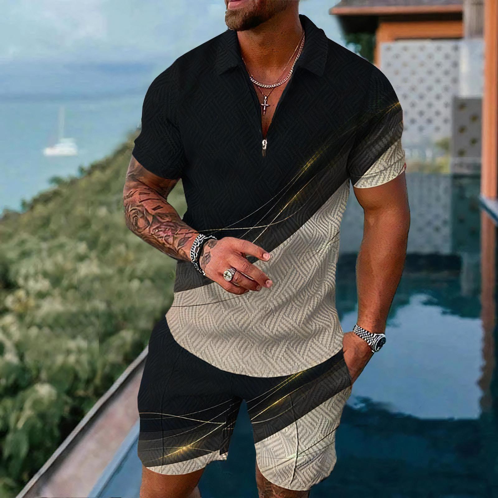 Street Fashion Style - Erkek Polo Gömlek Kısa Kollu Setleri