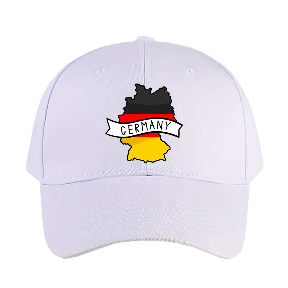 Street Fashion Germany - Almanya Bayrağı Haritası Kadın Erkek beyzbol