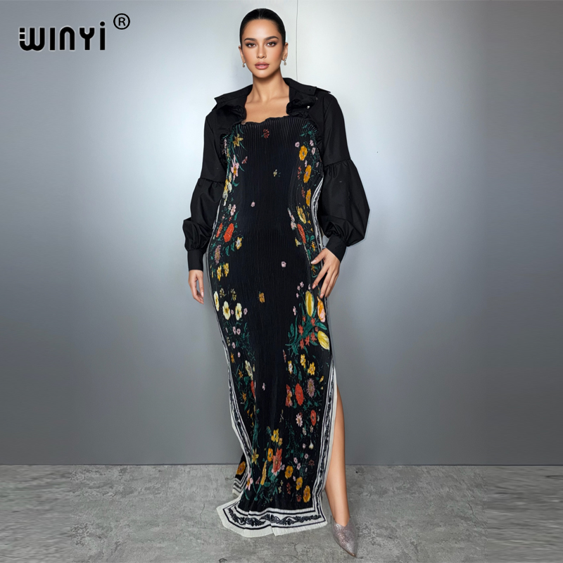 Street Fashion Dubai - WINYI Esnek dar kesim elbise Sokak