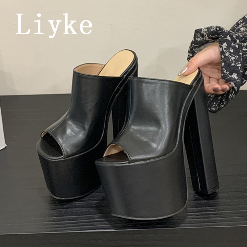 Street Fashion Runway - Liyke Podyum Modası 18CM Ekstrem Yüksek