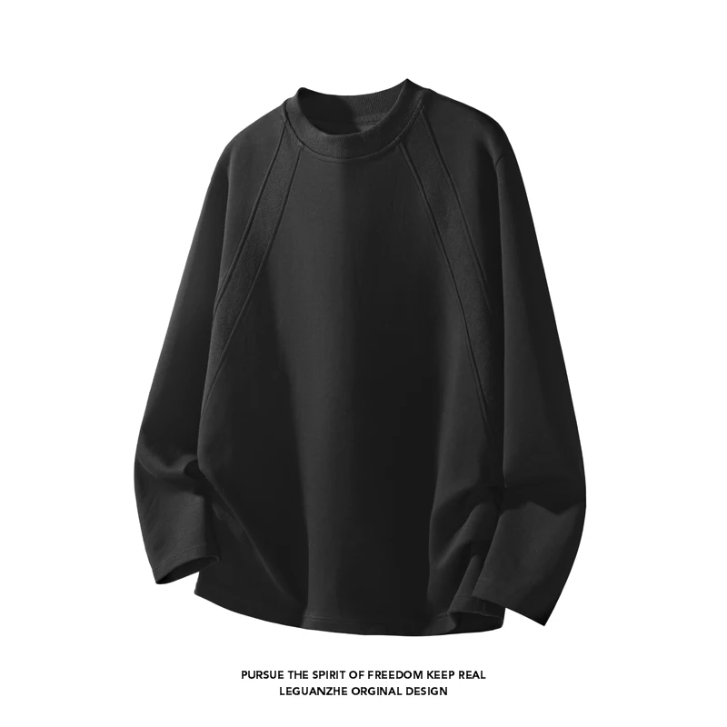 Street Fashion Style - Erkek Modası Raglan Dikişli Bisiklet Yaka