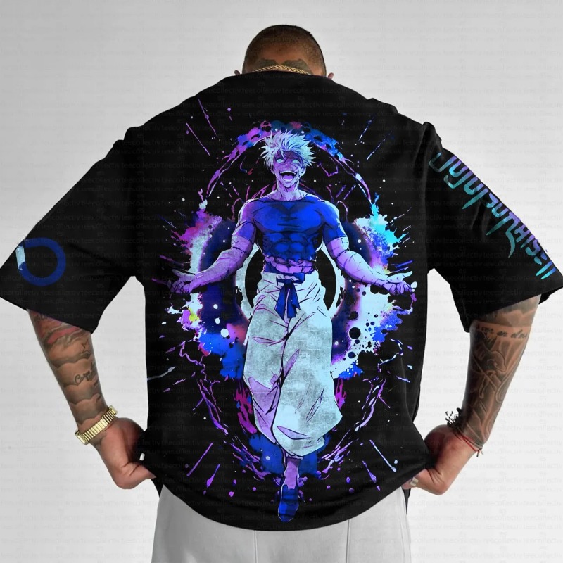 Street Fashion Hats - 2025 erkek yazlık tişört Jujutsu Kaisen