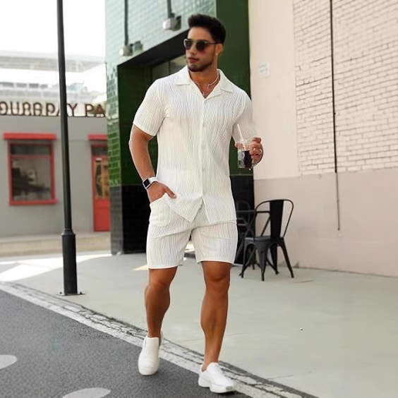 Erkek 2 Parça Takım Kısa Kollu - Street Fashion Style incelemesi ve fiyatı