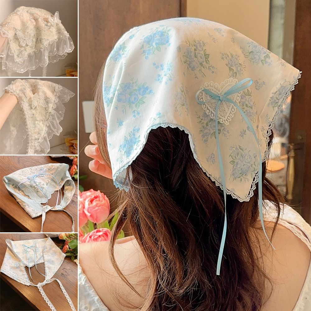 Renkli Dantel Kelebek Kafa Ban - French Street Fashion incelemesi ve fiyatı