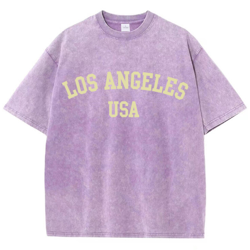 Kadın Pamuk Yıkanmış T-Shirt T - Street Fashion Usa incelemesi ve fiyatı