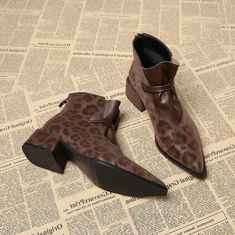 Fransız tarzı leopar desenli,  - French Street Fashion incelemesi ve fiyatı