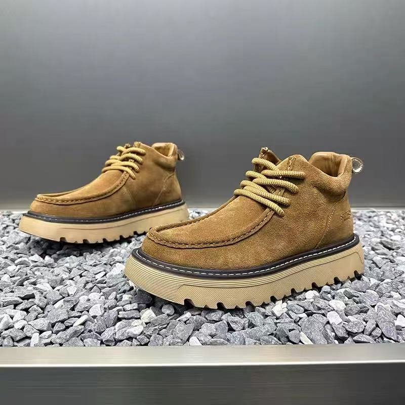 Sonbahar Kış Erkek Platform Bo - Street Fashion Men 2025 incelemesi ve fiyatı