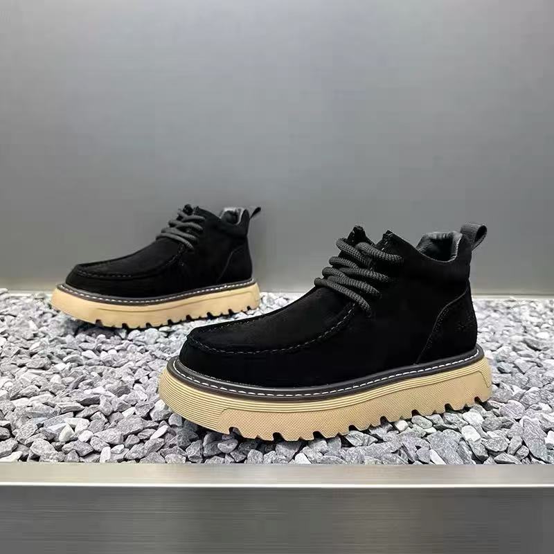 Sonbahar Kış Erkek Platform Bo - Street Fashion Men 2025 incelemesi ve fiyatı