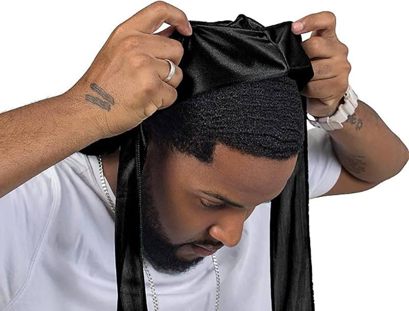 3 adet/grup Uzun Durag Ipek Sa - Street Fashion Hats incelemesi ve fiyatı