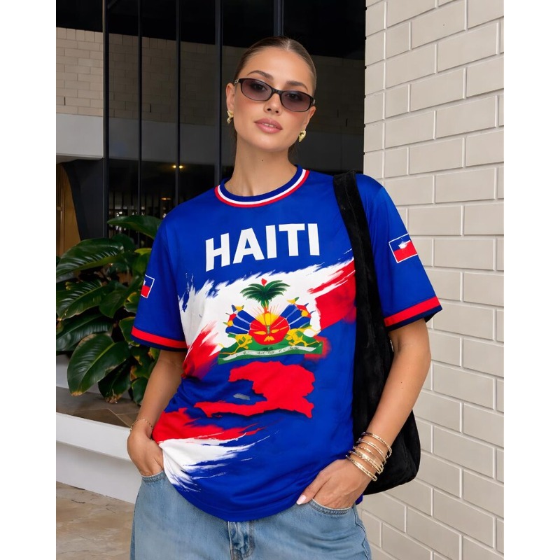 2026 Yeni Kadın Haiti Bayraklı - Street Fashion Usa incelemesi ve fiyatı