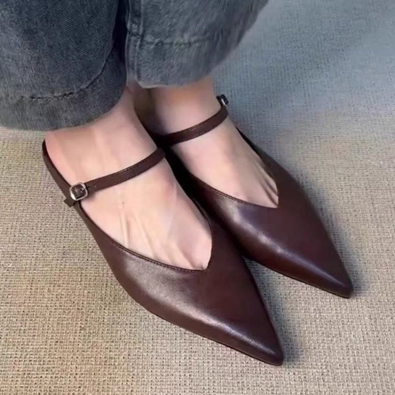 2026 Yeni Stil Sivri Burun Kal - French Street Fashion incelemesi ve fiyatı