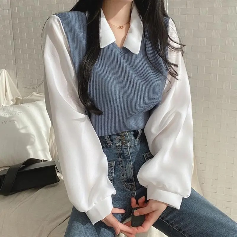 Yaz Bluz Kadın Kore Tarzı Yanl - Street Fashion Korea incelemesi ve fiyatı